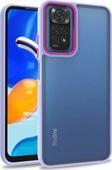 Microsonic Xiaomi Redmi Note 11S Kılıf Bright Planet Lila