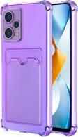 Microsonic Xiaomi Redmi Note 12 Pro Card Slot Shock Kılıf Lila