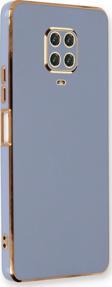 Microsonic Xiaomi Redmi Note 9 Pro Max Kılıf Olive Plated Lavanta Grisi