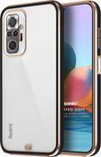 Microsonic Xiaomi Redmi Note 10 Pro Kılıf Laser Plated Soft Siyah