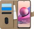 Microsonic Xiaomi Poco M5s Kılıf Fabric Book Wallet Gold