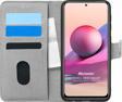 Microsonic Xiaomi Poco M5s Kılıf Fabric Book Wallet Gri
