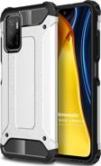 Microsonic Xiaomi Redmi Note 11 SE Kılıf Rugged Armor Gümüş