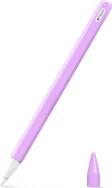 Microsonic Apple Pencil (2. nesil) Kılıf Mat Silikon V2 Lila