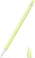 Microsonic Apple Pencil (2. nesil) Kılıf Mat Silikon V2 Açık Sarı