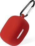 Microsonic JBL Live Pro Plus Kılıf Askılı Mat Silikon Kırmızı