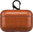 Microsonic AirPods Pro 2.Nesil Kılıf Litchi Texture Açık Kahverengi