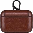 Microsonic AirPods Pro 2.Nesil Kılıf Litchi Texture Koyu Kahverengi