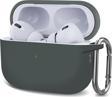 Microsonic AirPods Pro 2.Nesil Kılıf Askılı Mat Silikon Koyu Gri