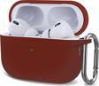 Microsonic AirPods Pro 2.Nesil Kılıf Askılı Mat Silikon Bordo