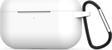 Microsonic Apple AirPods Pro Askılı Mat Silikon Kılıf Beyaz
