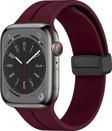 Microsonic Apple Watch SE 44mm Kordon Ribbon Line Mor