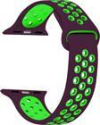 Microsonic Apple Watch Ultra 2 Rainbow Sport Band Kordon Mor Yeşil