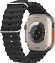 Microsonic Apple Watch Ultra Kordon Ocean Band Siyah