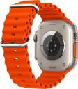 Microsonic Apple Watch Series 8 45mm Kordon Ocean Band Turuncu