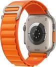 Microsonic Apple Watch Series 7 45mm Kordon Alpine Loop Turuncu