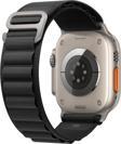 Microsonic Apple Watch Series 7 45mm Kordon Alpine Loop Siyah