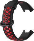 Microsonic Xiaomi Redmi Watch 2 Lite Rainbow Band Kordon Siyah Kırmızı