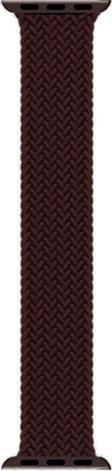 Microsonic Apple Watch Ultra Kordon, (Medium Size, 147mm) Braided Solo Loop Band Koyu Bordo