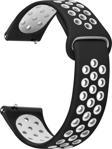 Microsonic Garmin Forerunner 158 Rainbow Sport Band Kordon Siyah Beyaz
