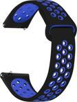 Microsonic Realme Watch S Pro Rainbow Gently Band Kordon Siyah Mavi