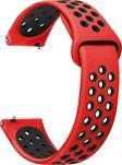 Microsonic Garmin Forerunner 245 Rainbow Sport Band Kordon Kırmızı Siyah