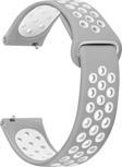 Microsonic Garmin Forerunner 245 Rainbow Sport Band Kordon Gri Beyaz