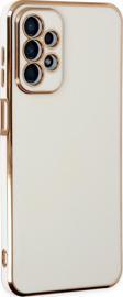 Microsonic Samsung Galaxy A23 Kılıf Olive Plated Beyaz