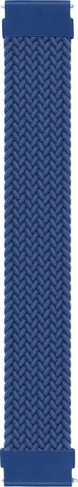 Microsonic Samsung Galaxy Watch 6 Classic 47mm Kordon, (Large Size, 165mm) Braided Solo Loop Band Lacivert
