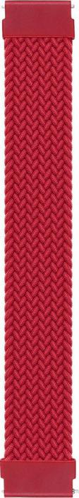 Microsonic Samsung Galaxy Watch 6 Classic 47mm Kordon, (Large Size, 165mm) Braided Solo Loop Band Kırmızı