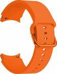 Microsonic Samsung Galaxy Watch 6 44mm Kordon Solid Silicone Band Turuncu
