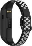 Microsonic Samsung Galaxy Fit 2 R220 Rainbow Sport Band Kordon Siyah Beyaz
