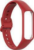 Microsonic Samsung Galaxy Fit e R375 Silikon Kordon Kırmızı