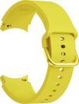 Microsonic Samsung Galaxy Watch 4 40mm Kordon Solid Silicone Band Sarı