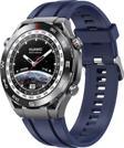 Microsonic Huawei Watch Ultimate Kordon, Silicone Sport Band Lacivert