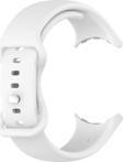 Microsonic Google Pixel Watch Kordon, Silicone Sport Band Beyaz