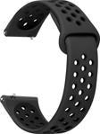 Microsonic Amazfit GTS 2 Mini 40mm Rainbow Sport Band Kordon Siyah
