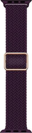 Microsonic Apple Watch Ultra Kordon Braided Loop Band Bordo