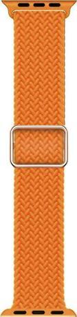 Microsonic Apple Watch SE 2022 44mm Kordon Braided Loop Band Turuncu