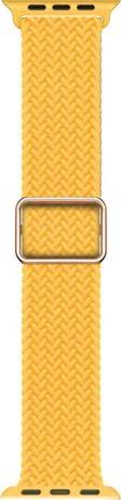 Microsonic Apple Watch SE 2022 44mm Kordon Braided Loop Band Sarı
