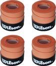 Wilson Comfort Bowl O'Grips 4 Adet Grip, Tenis Raketi Gribi Kiremit Renkli