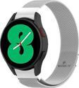 Sneezy Samsung Galaxy Watch 4 40 42 44 46Mm Uyumlu Kavisli Woven Wire Metal Tasarım Kordon