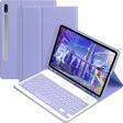Sneezy Samsung Tab S9 Fe Plus Sm-X610 12.4 İnç Uyumlu Styletech Bluetooth Klavyeli Çok Yönlü Kılıf