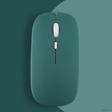 Sneezy Apple Macbook Şarj Edilebilir Sessiz Mouse Bluetooth + 2.4Hz Wifi Kablosuz Mouse Fare