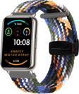 Sneezy Huawei Watch Fit 2 İle Uyumlu Fiberlink Manyetik Tokalı Kumaş Örgü Kordon
