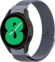 Sneezy Samsung Galaxy Watch 5 40 44 5 Pro 45Mm Uyumlu Kavisli Woven Wire Metal Tasarım Kordon