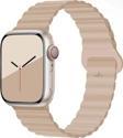 Sneezy Apple Watch 49Mm Seri 8 Ultra Uyumlu Harmony Duo Magnetik Silikon Kordon