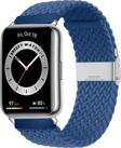 Sneezy Huawei Watch Fit 2 İle Uyumlu Metal Klips Solo Fiberlink Örgü Kordon