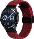 Sneezy Huawei Watch Gt3 Elite-Active 46Mm-Gt3 Pro-Gt3 Se Uyumlu 22Mm Fiberlink Manyetik Tokalı Örgü Kordon
