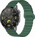 Sneezy Huawei Watch Gt4 46Mm İle Uyumlu 22Mm Harmony Duo Magnetik Silikon Kordon